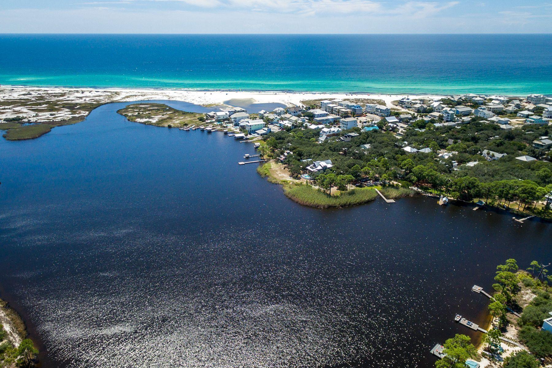 Lot 29 Wilderness Way Santa Rosa Beach, FL 32459 - Photo 14 of 20 Aerial View to Gulf Over Western Lake