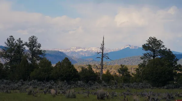 a view of outdoor space and mountain view
