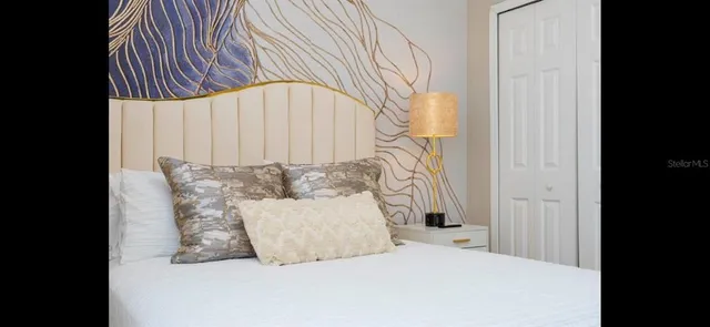 a view of a couch in front of a house