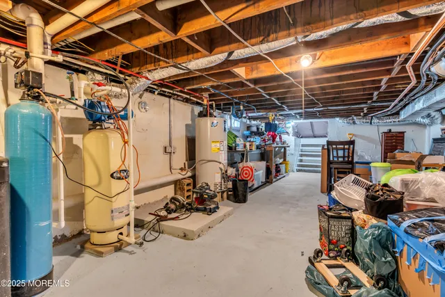 a view of a garage with equipment