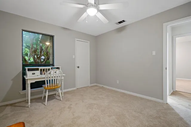 a workspace with a window