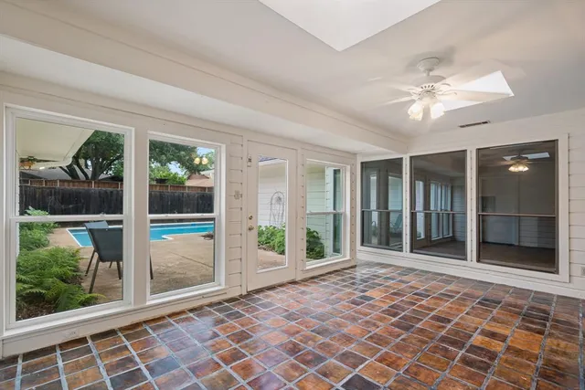 a view of a entryway door