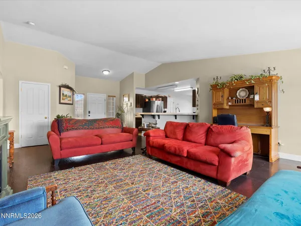 a bedroom with furniture and a couch