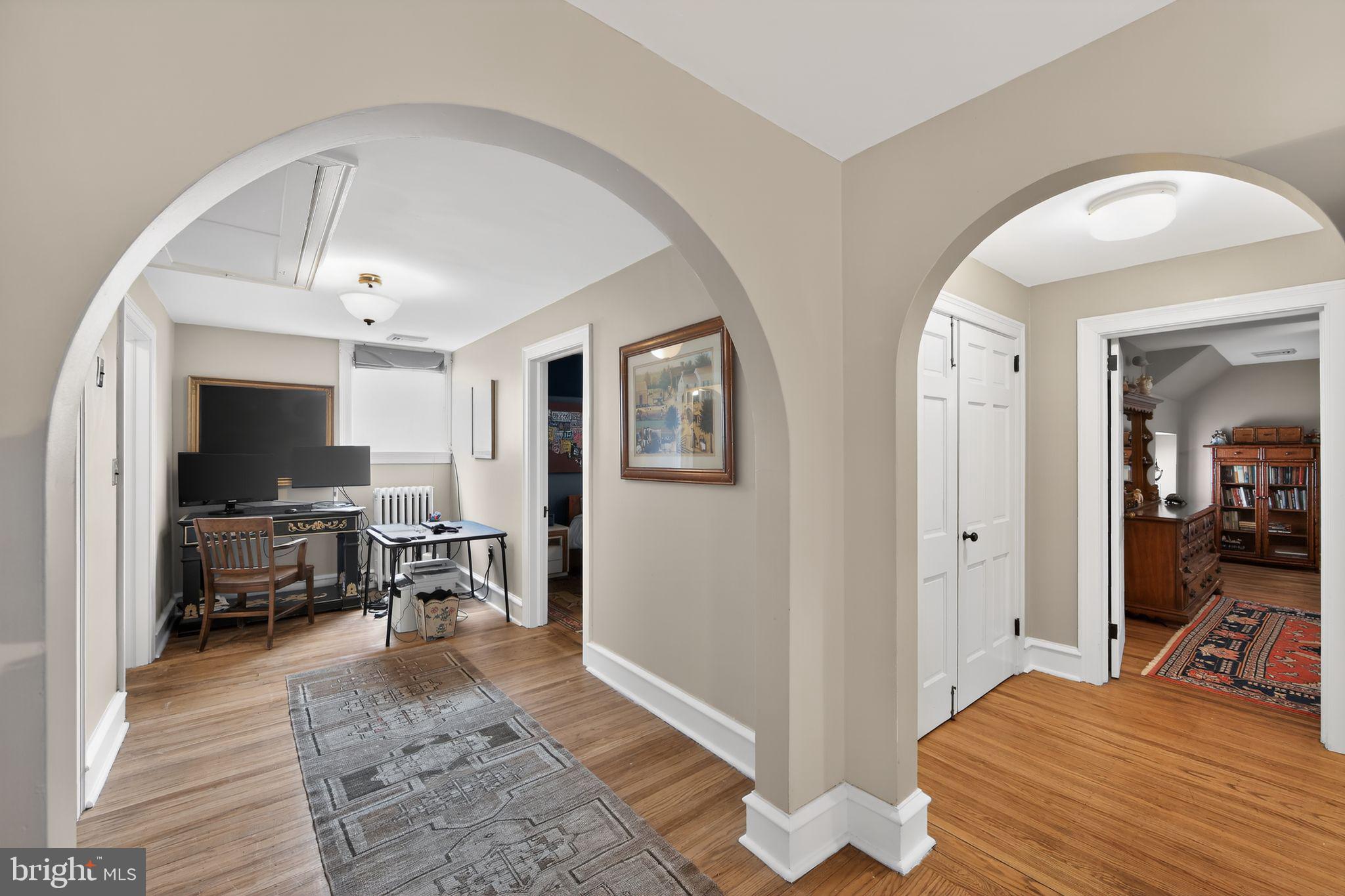306 Windsor Avenue Wayne, PA 19087 - Photo 22 of 36 a bedroom with furniture and a wooden floor