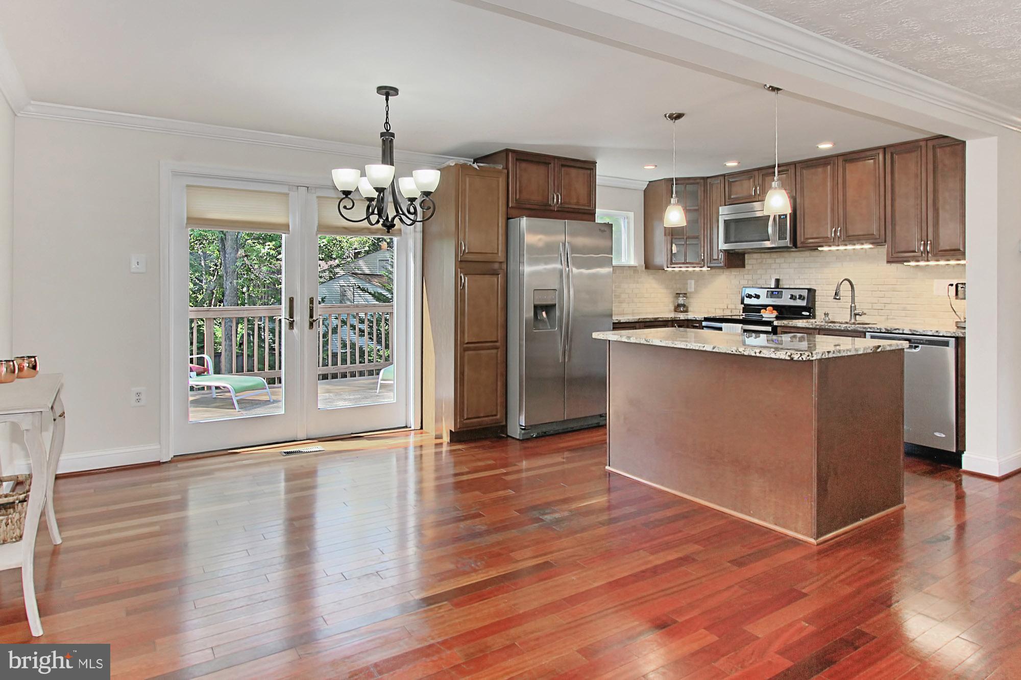 12809 Wrexham Road Herndon, VA 20171 - Photo 7 of 38 French Doors to the Deck