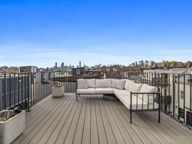 a terrace view with seating space
