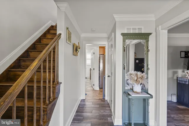 a view interior of the house and wooden floor