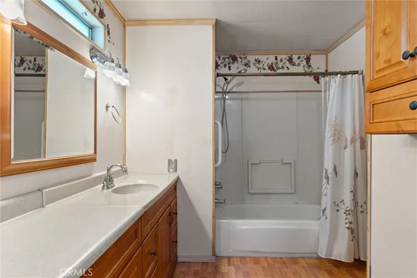 a view of hallway with windows