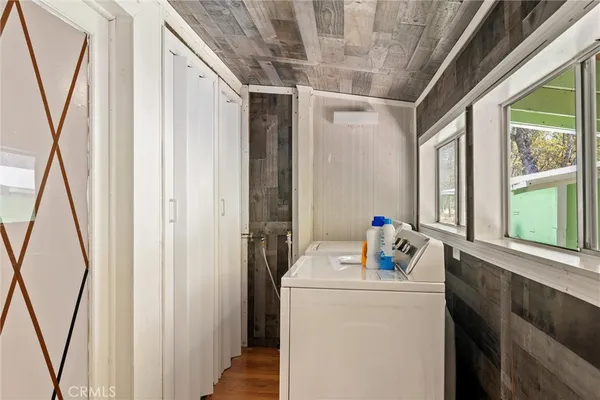 a living room with a couch and a table