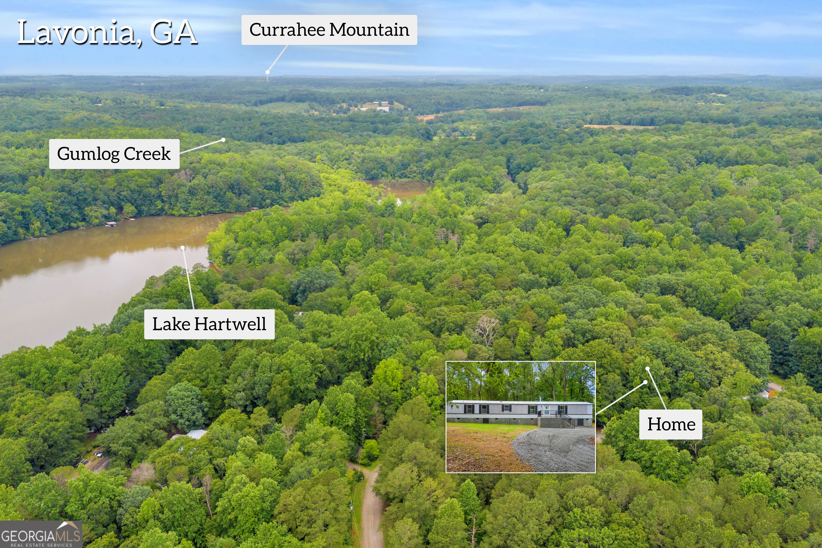 162 Stillwater Road Lavonia, GA 30553 - Photo 41 of 45 a view of a sign board with a park