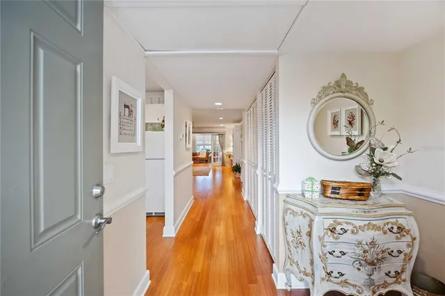 a very nice looking room with a wooden floor