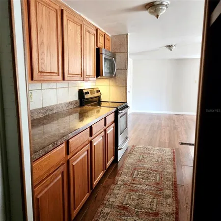 a backyard of a house