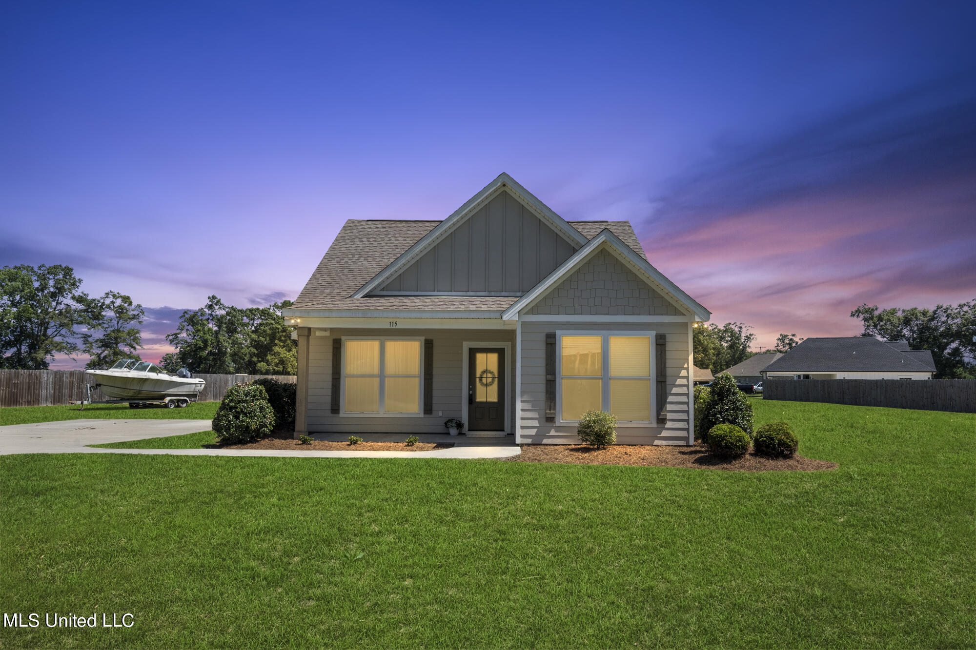 115 Lloyd Eubanks Road Lucedale, MS 39452 - Photo 3 of 29 Dusk Front