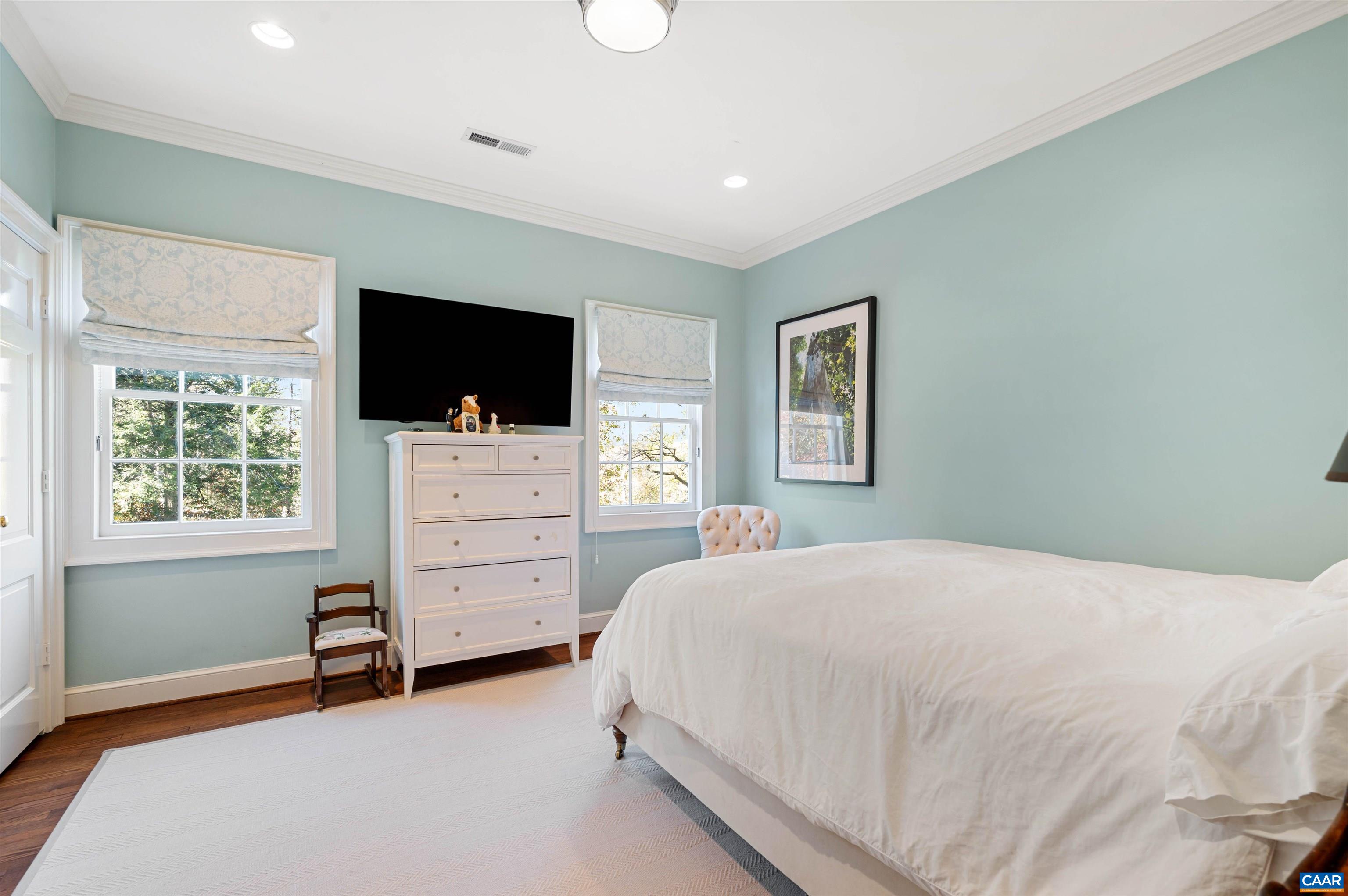 31 Old Farm Road Charlottesville, VA 22903 - Photo 32 of 62 a bedroom with a bed and a television