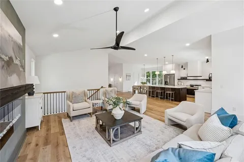 a bathroom with a shower and a sink