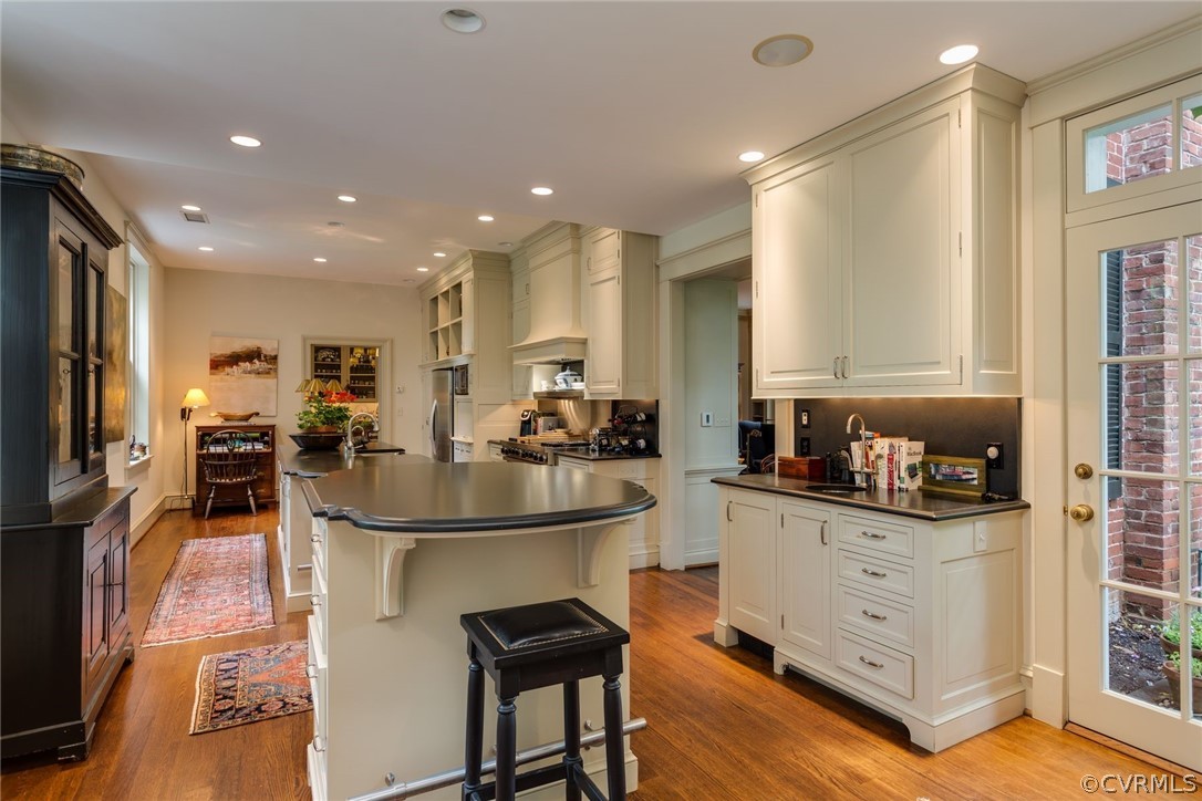 7285 Plank Road Afton, VA 22920 - Photo 13 of 50 a kitchen with stainless steel appliances kitchen island granite countertop a sink and cabinets
