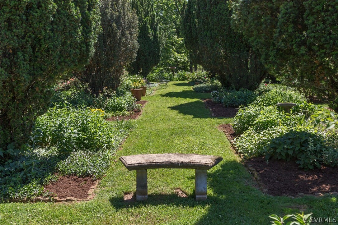 7285 Plank Road Afton, VA 22920 - Photo 30 of 50 a view of a bench in a garden