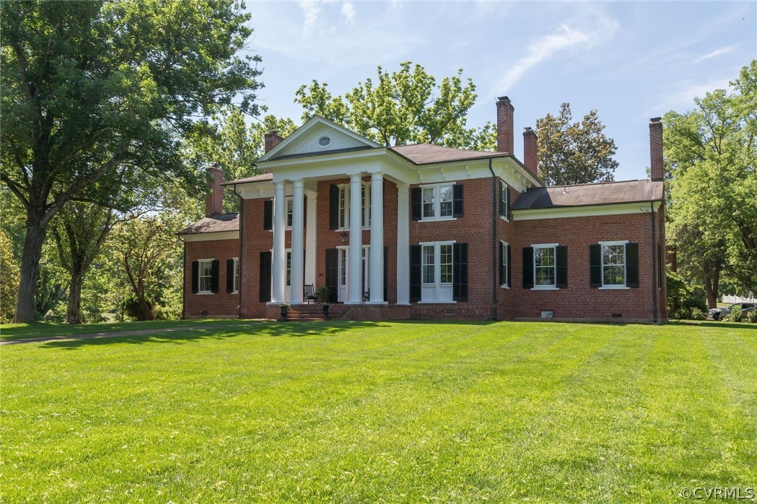 7285 Plank Road Afton, VA 22920 - Photo 3 of 50 a view of a house with a yard and potted plants