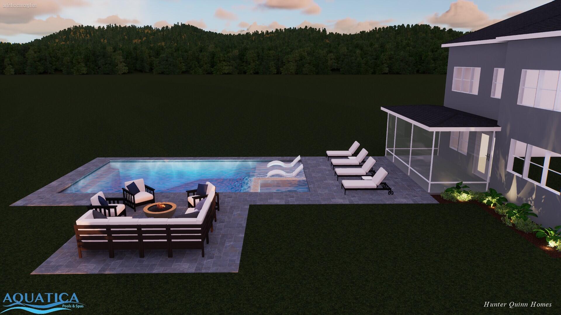 537 Rendezvous Way Huger, SC 29450 - Photo 19 of 27 537 Rendezvous Way - Pool Concept