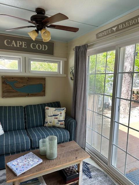 242 Old Wharf Road, Unit F7 Dennis Port, MA 02639 - Photo 36 of 48 a view of a dining room with furniture window and outside view