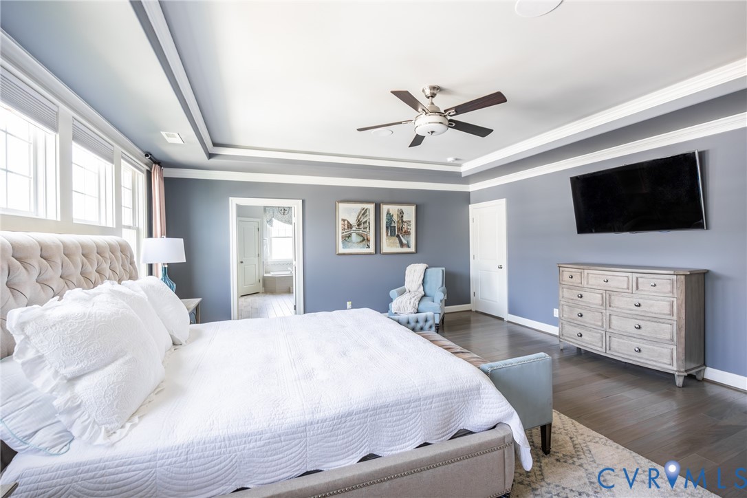 16136 Old Castle Road Midlothian, VA 23112 - Photo 30 of 76 Tray ceiling and ceiling fan