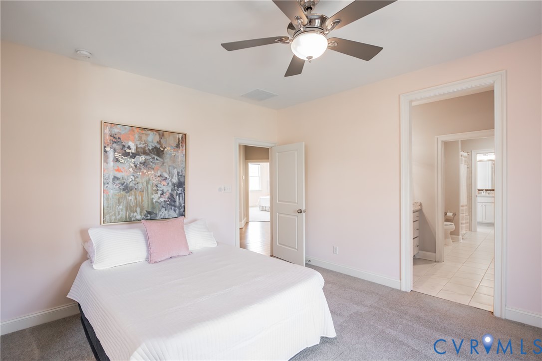 16136 Old Castle Road Midlothian, VA 23112 - Photo 42 of 76 Brand new carpet and ceiling fan