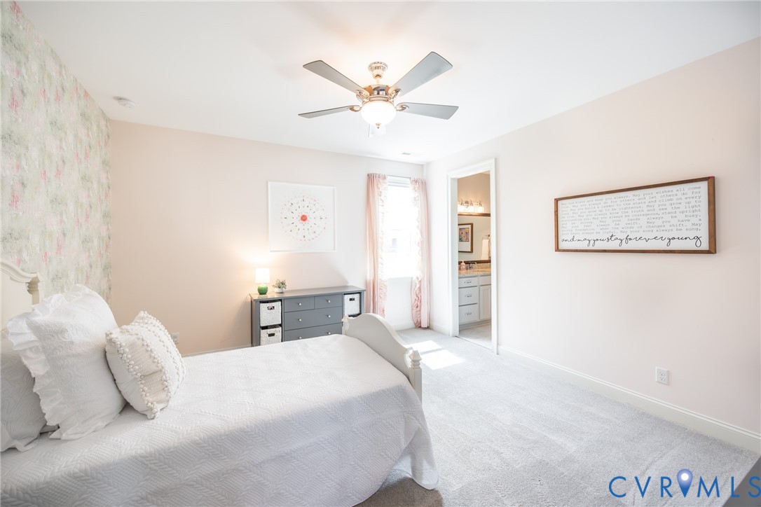 16136 Old Castle Road Midlothian, VA 23112 - Photo 50 of 76 Another bright bedroom with brand new carpet!