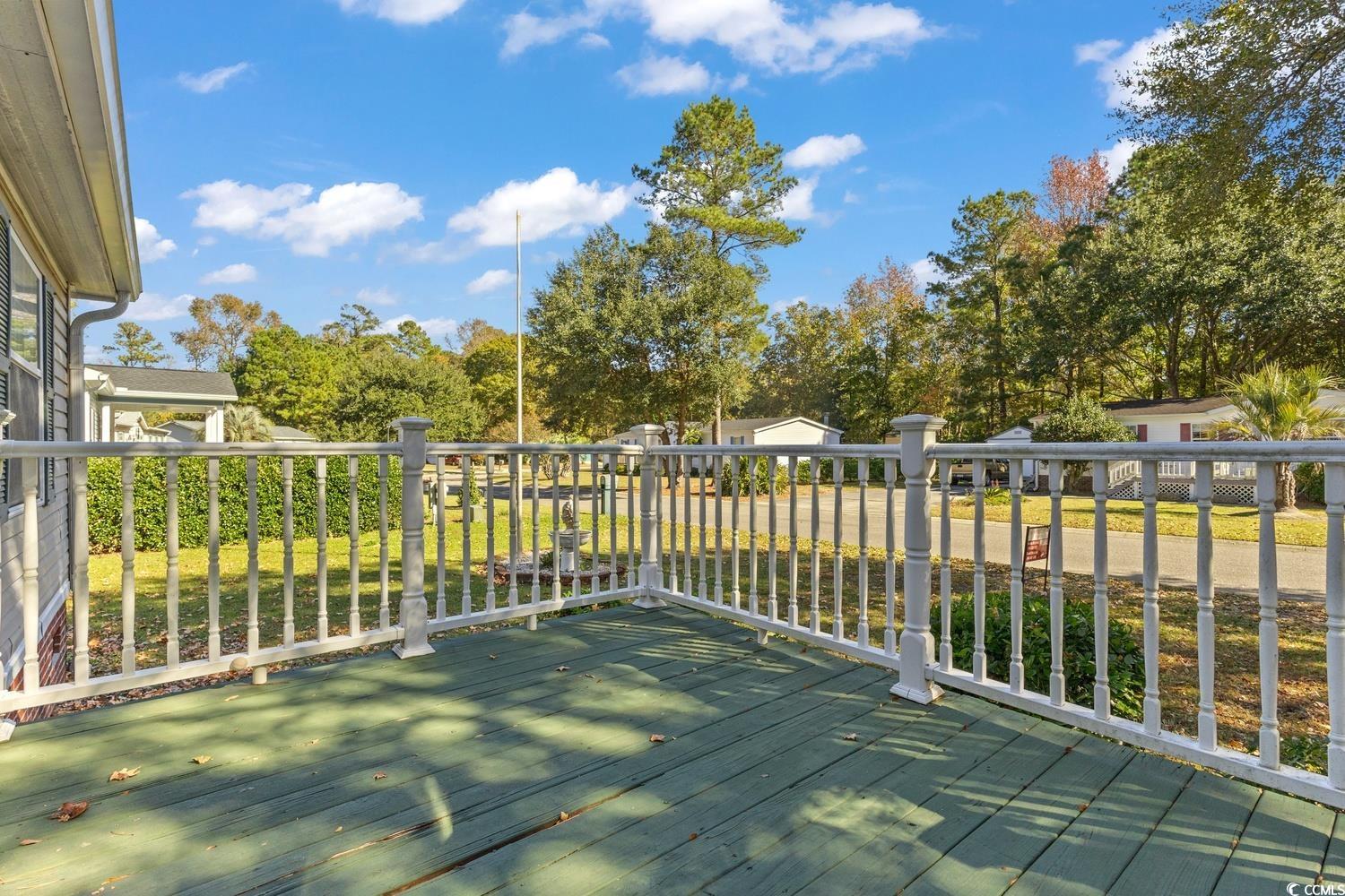 48 Talon Circle Murrells Inlet, SC 29576 - Photo 4 of 28 View of front wooden porch deck