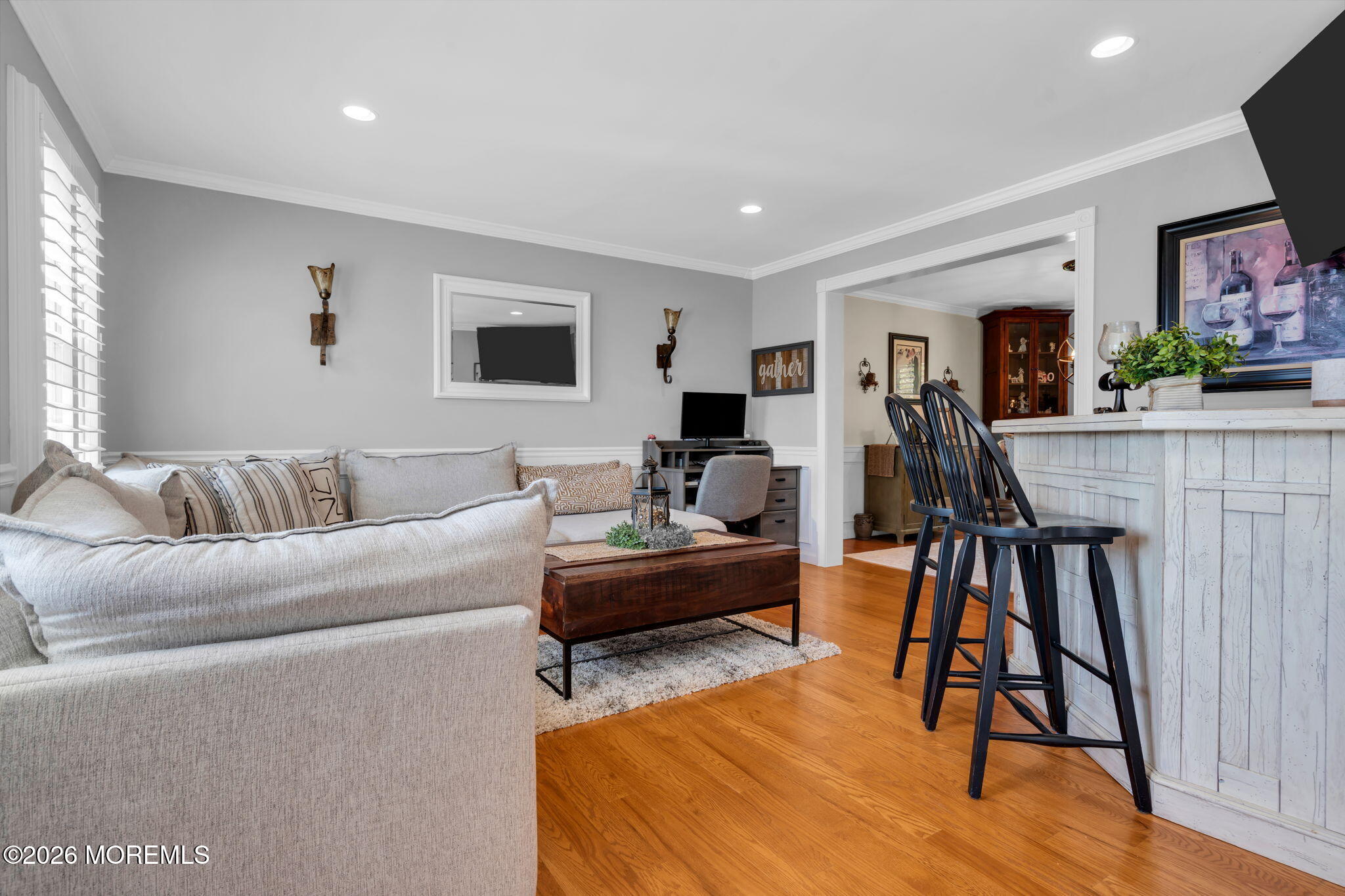 9 Eagle Ridge Lane West Creek, NJ 08092 - Photo 5 of 55 a living room with furniture and a wooden floor