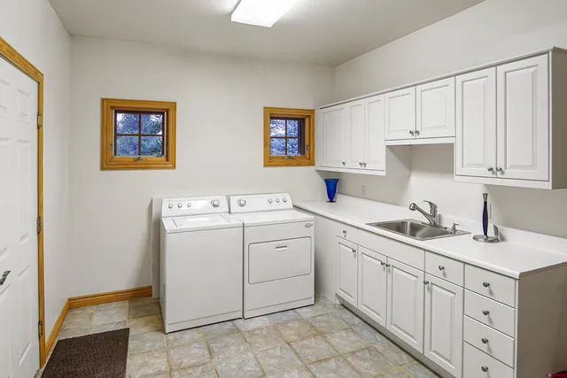 front view of a house with a street