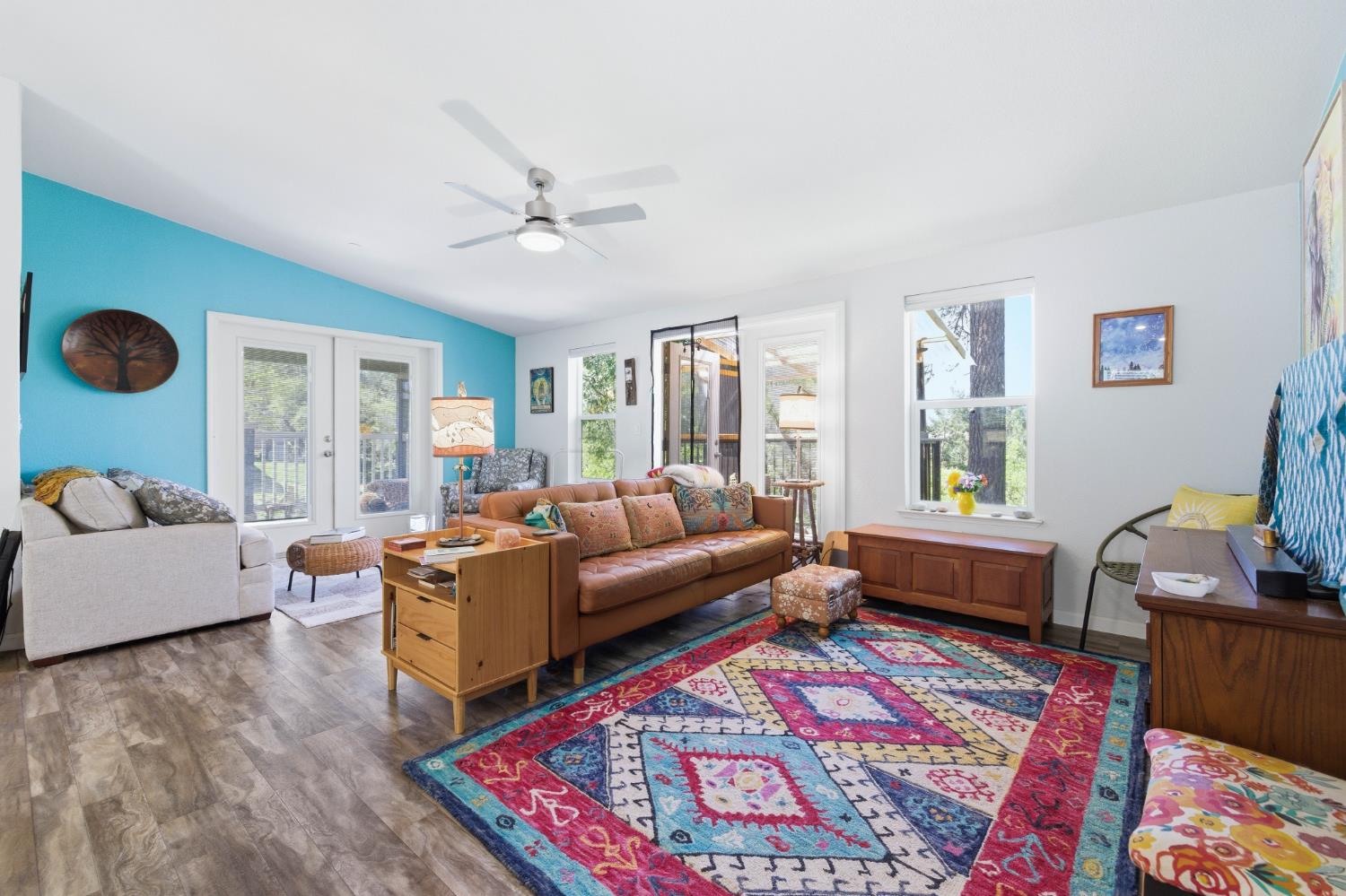 5015 Shooting Star Road Pollock Pines, CA 95726 - Photo 9 of 44 a living room with furniture and a rug
