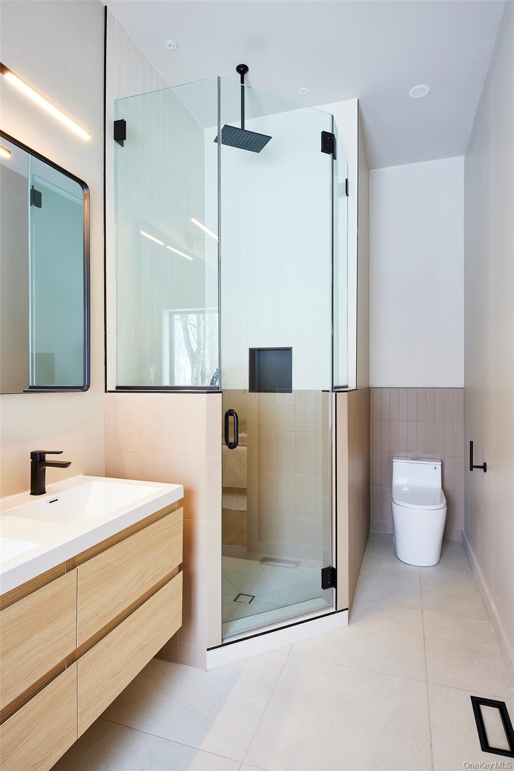 305 Old Danzer Road Livingston Manor, NY 12758 - Photo 13 of 30 a bathroom with a sink and a mirror