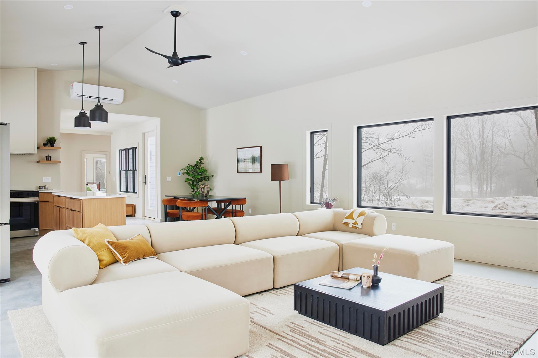 305 Old Danzer Road Livingston Manor, NY 12758 - Photo 3 of 30 a living room with furniture and a large window