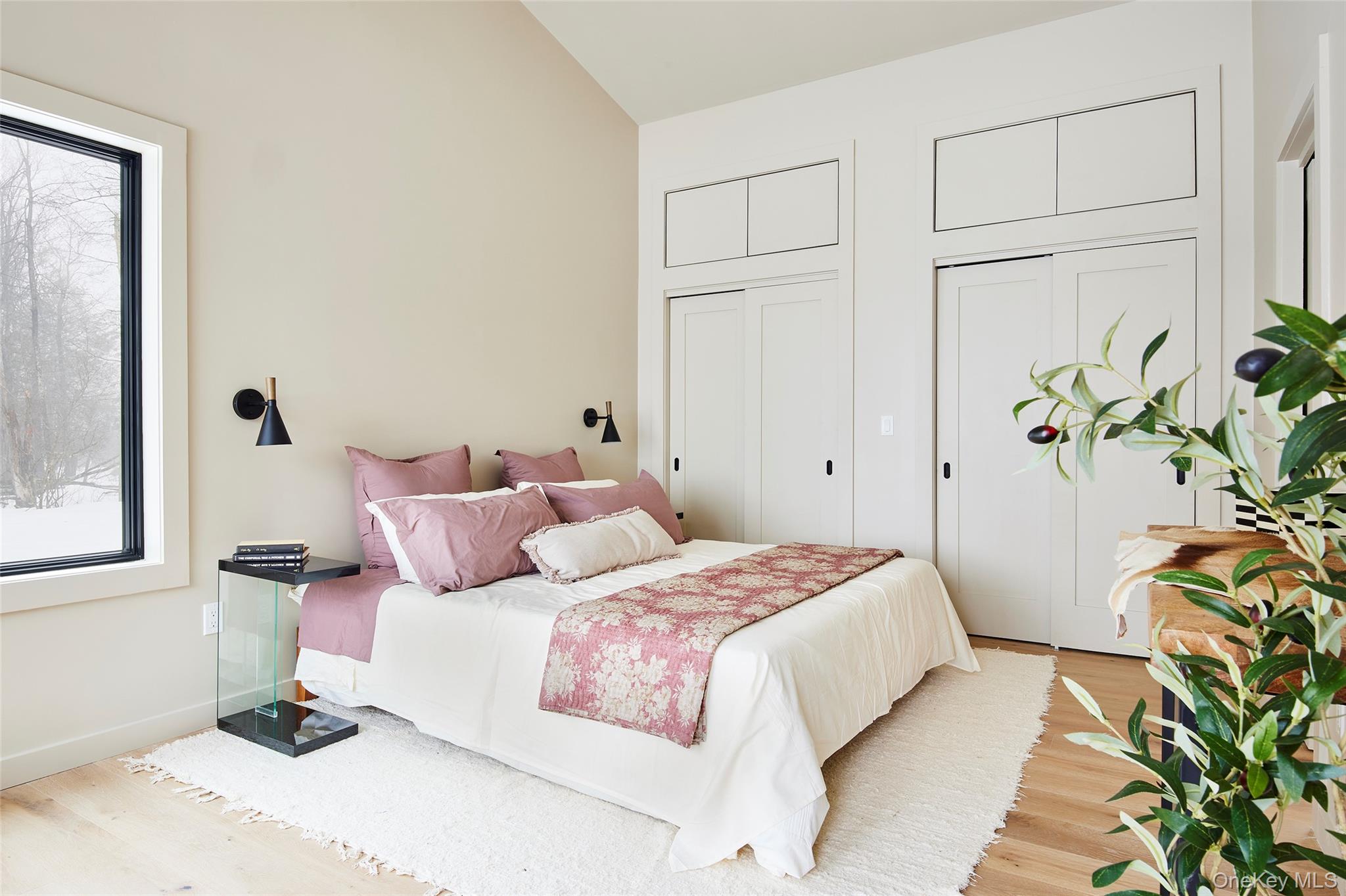 305 Old Danzer Road Livingston Manor, NY 12758 - Photo 10 of 30 a bed room with a bed and a potted plant