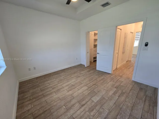 wooden floor in an empty room