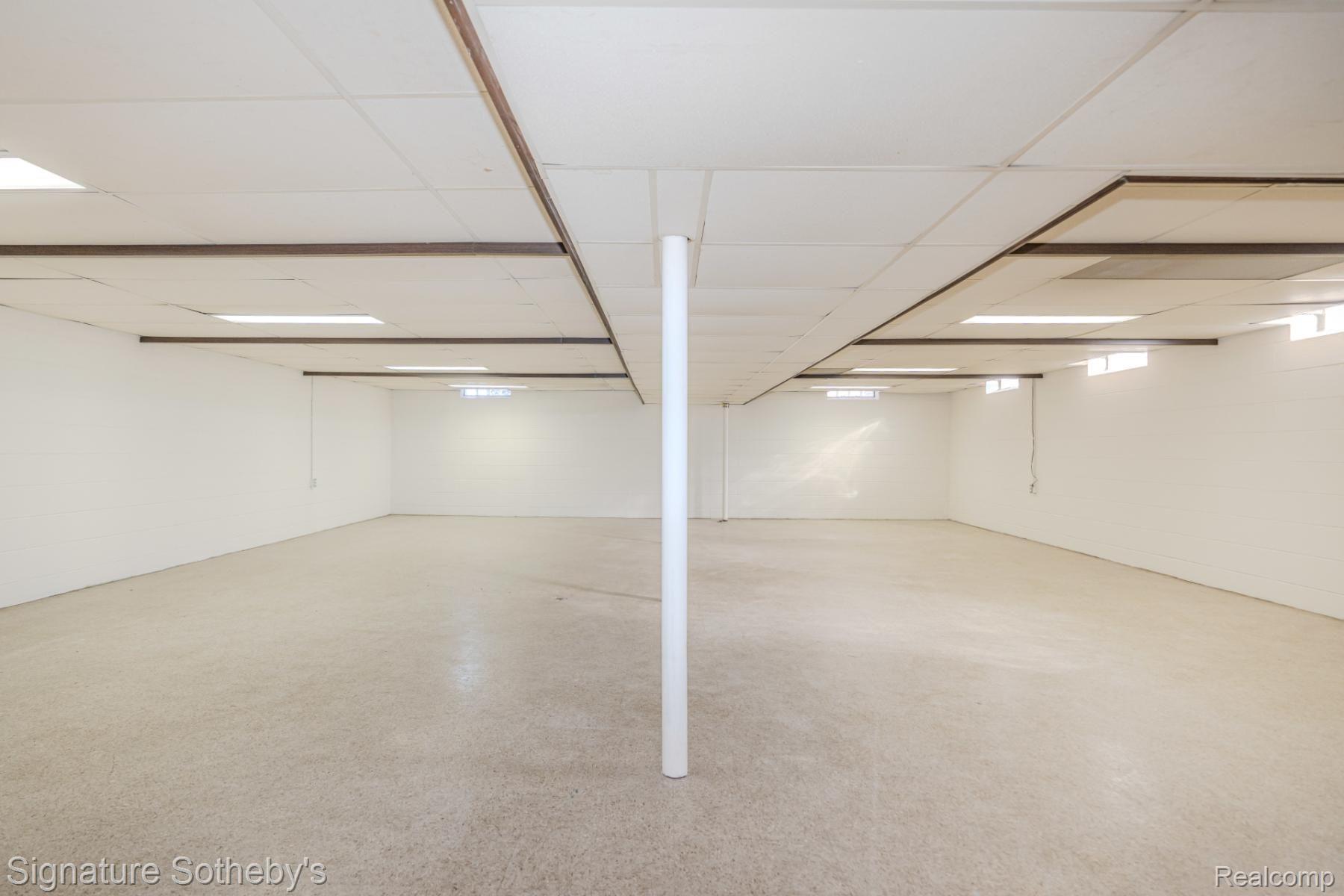 11416 East 13 Mile Road Warren, MI 48093 - Photo 54 of 94 Large unfinished basement