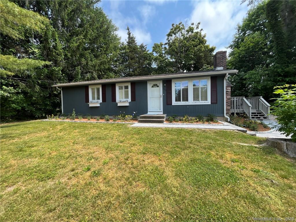 a backyard of a house