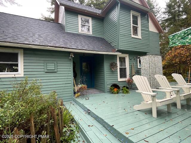 642 Tulip Tree Lane Cresco, PA 18326 - Photo 25 of 40 a view of a house with a patio