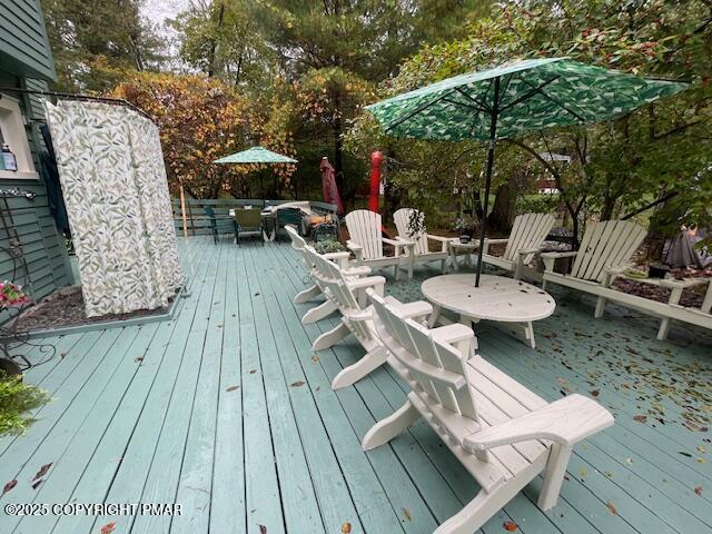 642 Tulip Tree Lane Cresco, PA 18326 - Photo 35 of 47 DECK LONGVIEW