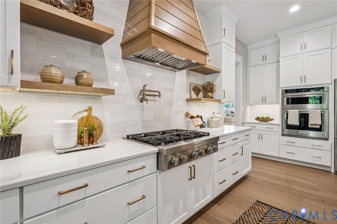 2 Rock Canyon Road Beaverdam, VA 23015 - Photo 14 of 31 a kitchen with stainless steel appliances granite countertop a sink and a stove