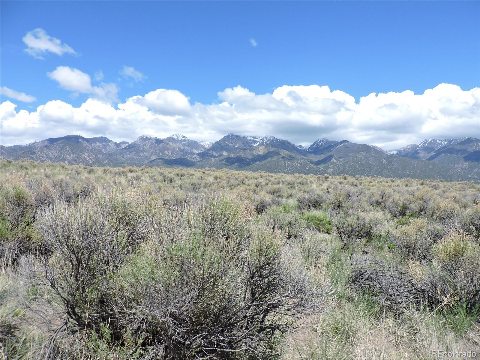 a view of mountain with sunset view