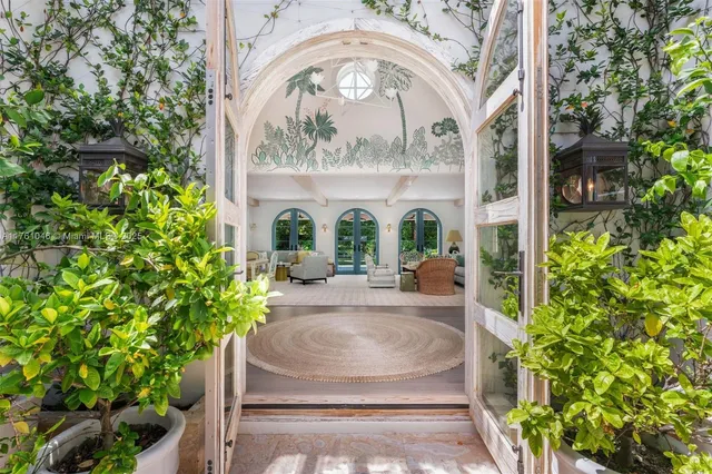 a view of entrance gate of the house