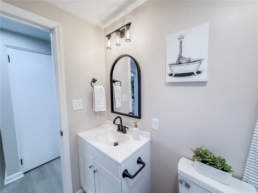 1529 Bower Hill Road Pittsburgh, PA 15243 - Photo 15 of 28 a bathroom with a sink and a mirror