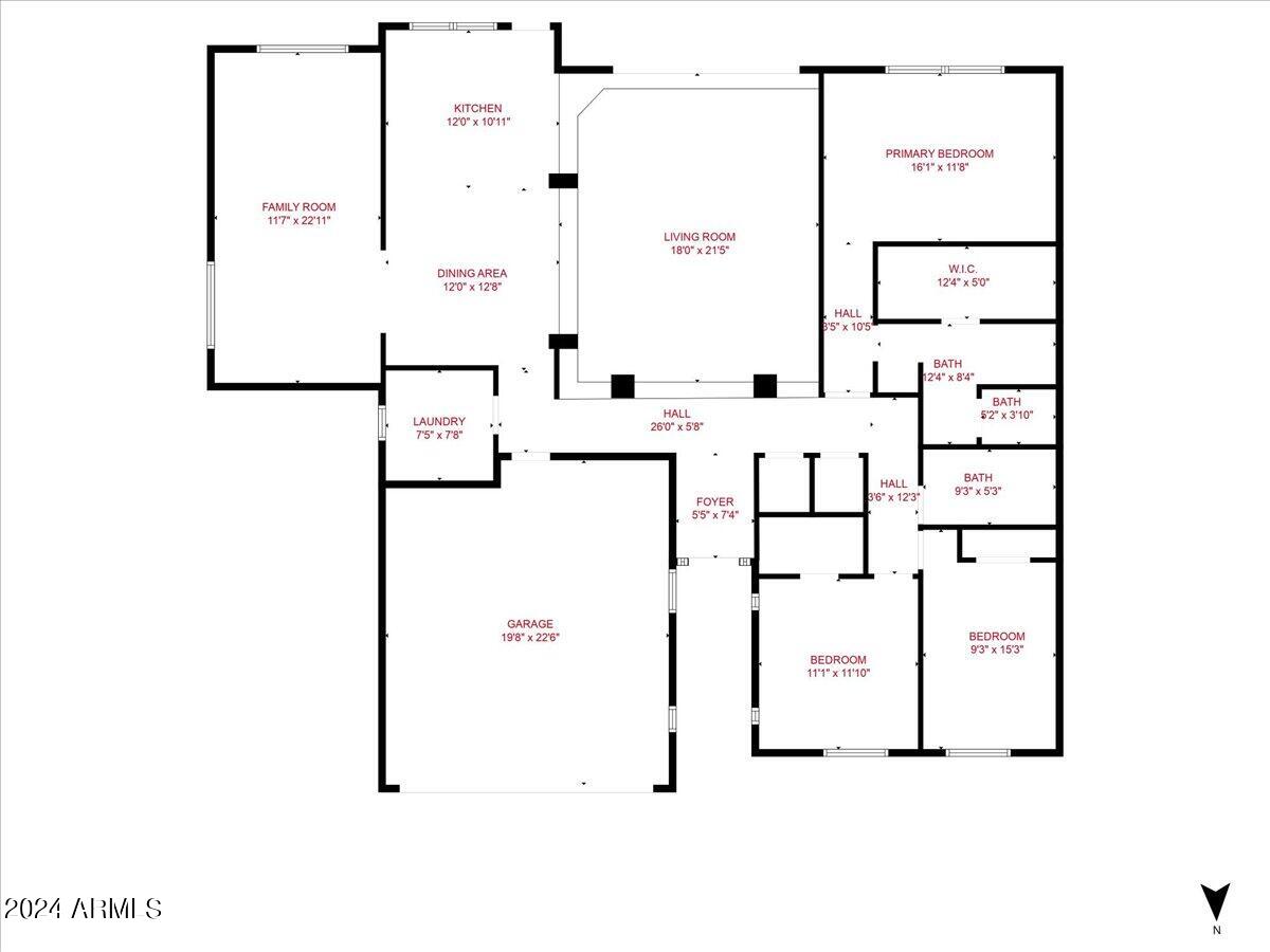635 East Piping Rock Road Phoenix, AZ 85022 - Photo 26 of 26 31-Floor plan