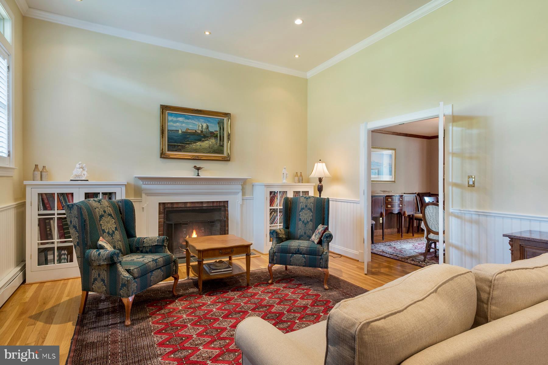 252 Providence Road Annapolis, MD 21409 - Photo 20 of 63 Formal living room with fireplace