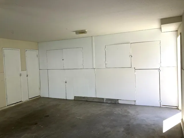 an empty room with an empty space