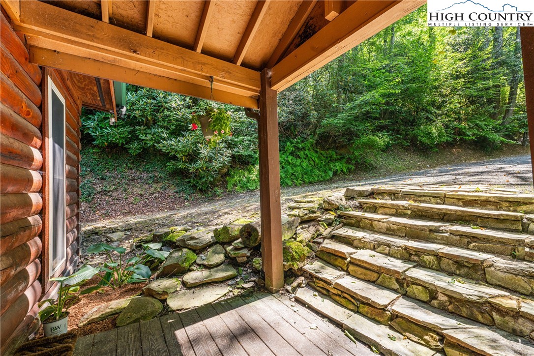 375 Winterberry Trail Boone, NC 28607 - Photo 25 of 36 a view of backyard with green space