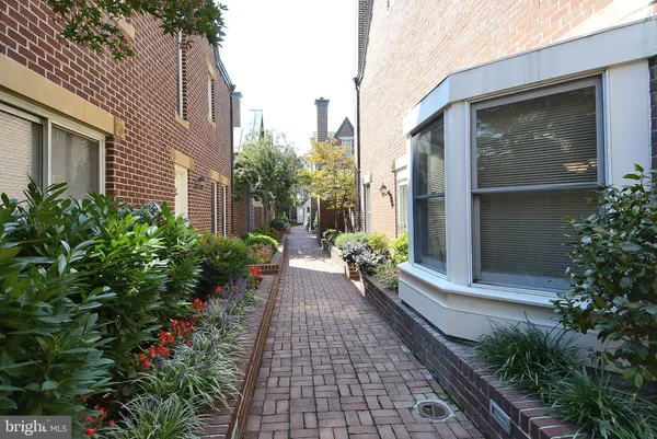 a view of a terrace with seating space