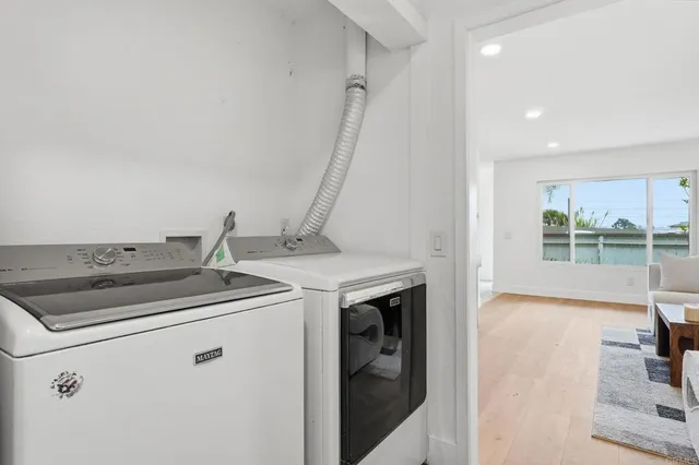 a view of a backyard with a garden