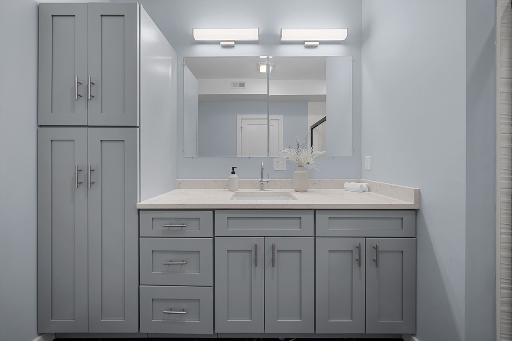 175 Howard Avenue, Unit 2 Boston, MA 02125 - Photo 22 of 26 a bathroom with a sink vanity and mirror